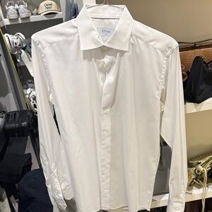 Eton Men's Crisp White Dress Shirt